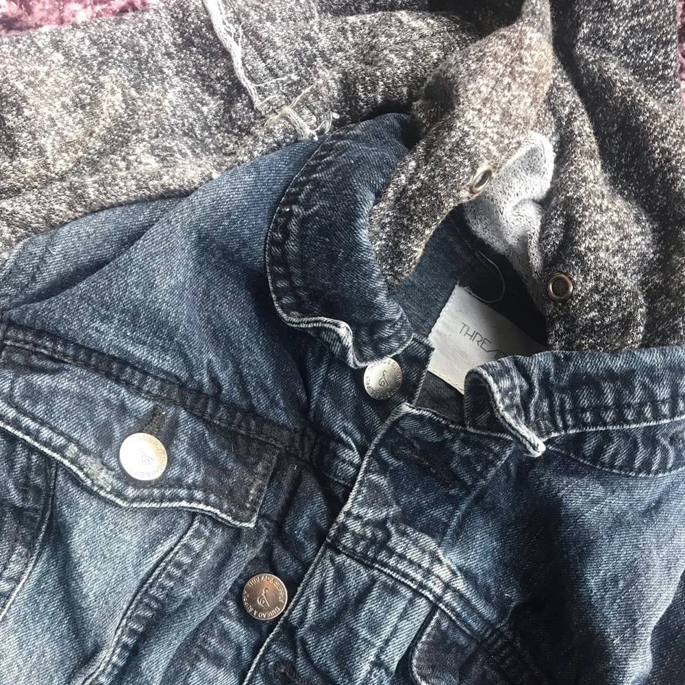 GUC denim and jersey jacket💋